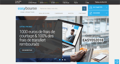 Desktop Screenshot of easybourse.com