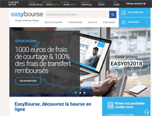 Tablet Screenshot of easybourse.com